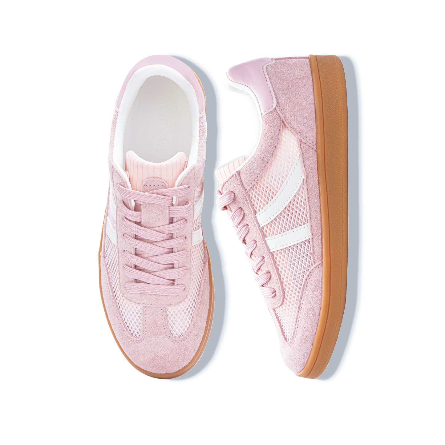 WOMEN'S MESH WALKING SNEAKERS PINK