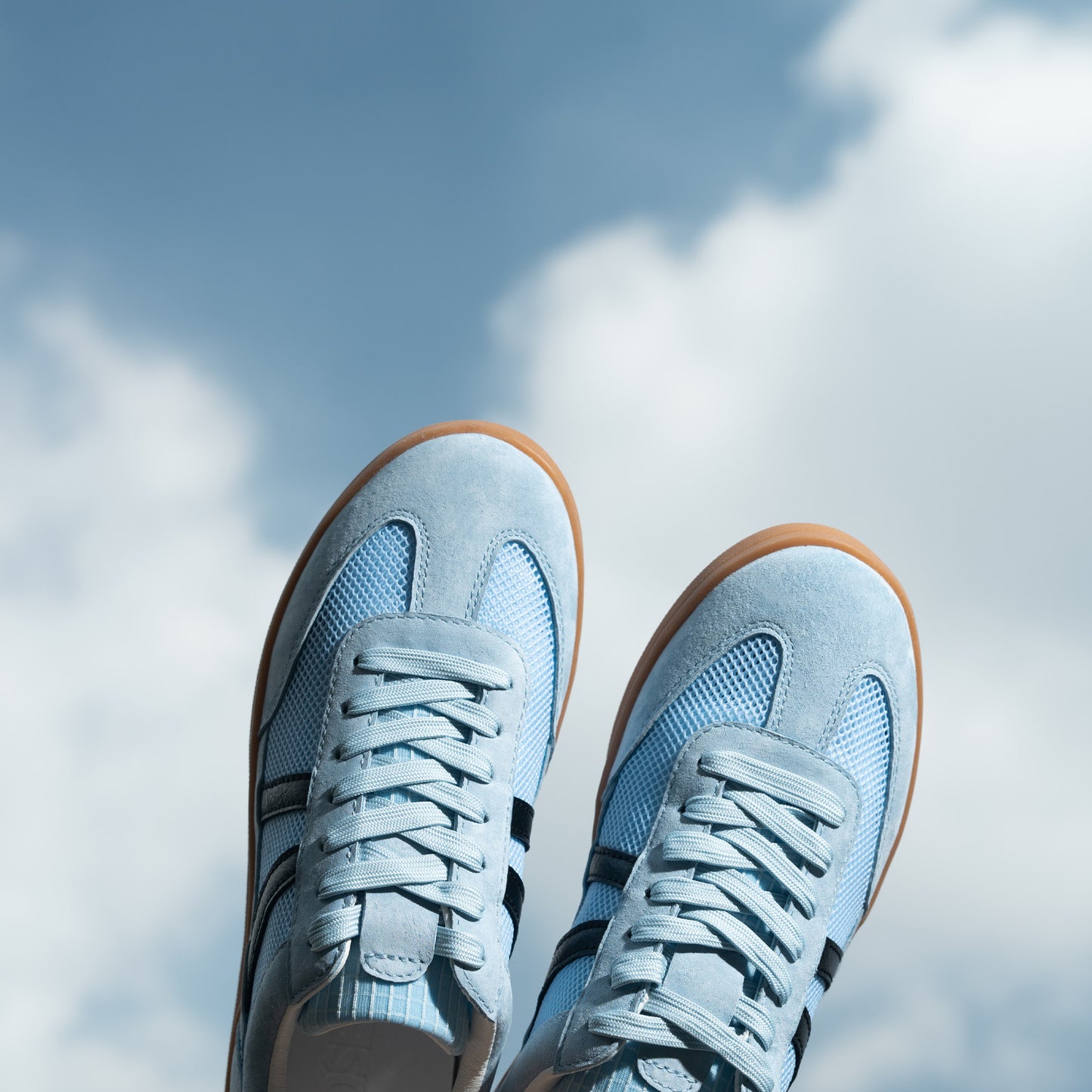 ROSELLA CARLIE WOMEN'S MESH WALKING SNEAKERS SKY BLUE