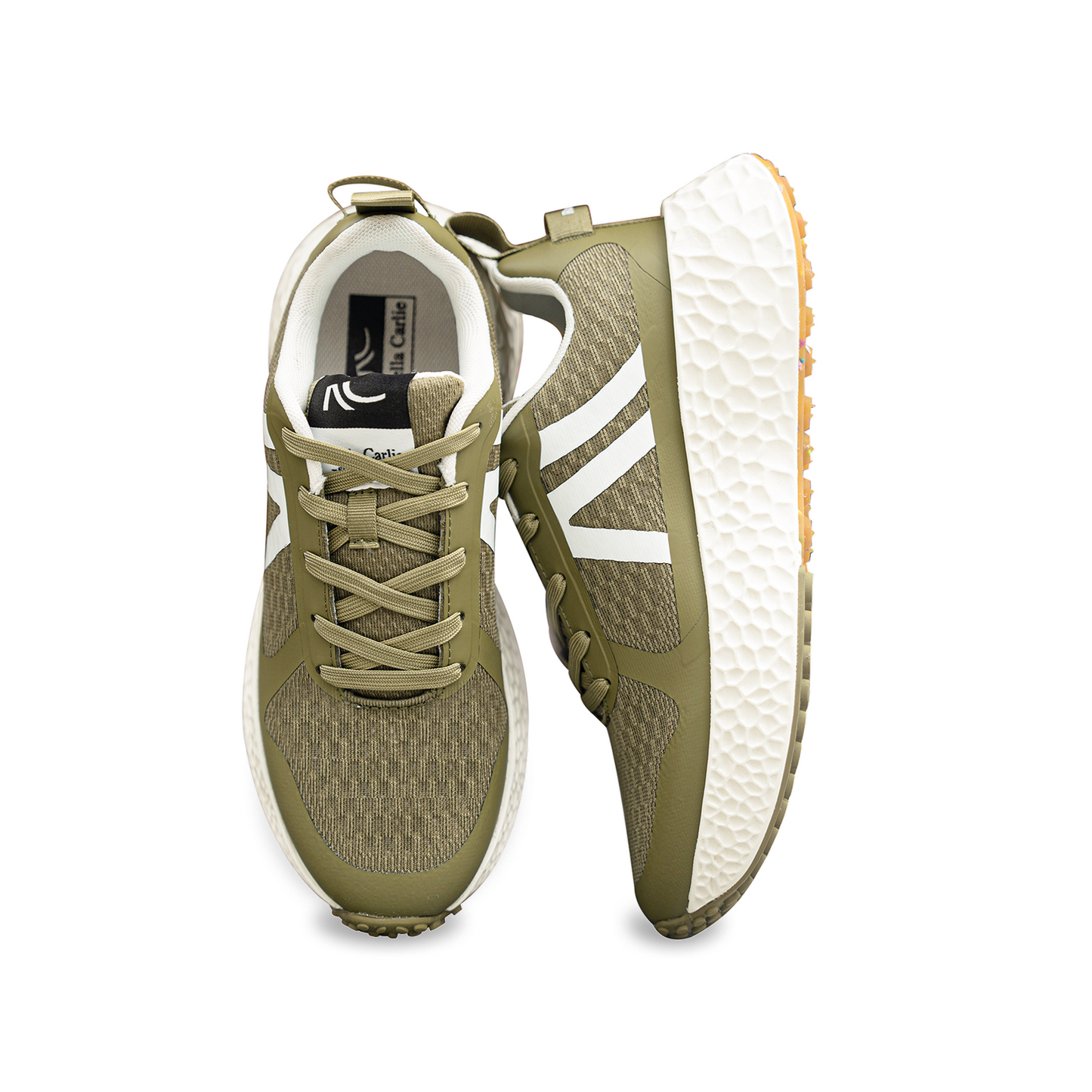 ROSELLA CARLIE WOMEN'S PLATFORM RUNNING SHOES ARMY GREEN
