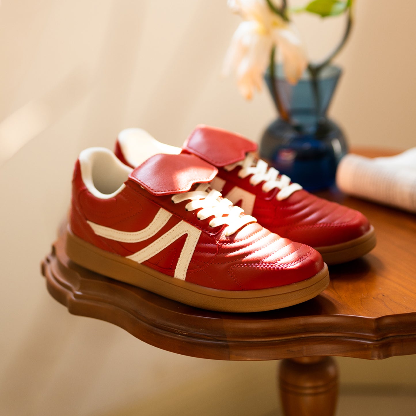 ROSELLA CARLIE WOMEN'S WALKING SNEAKERS BRIGHT RED