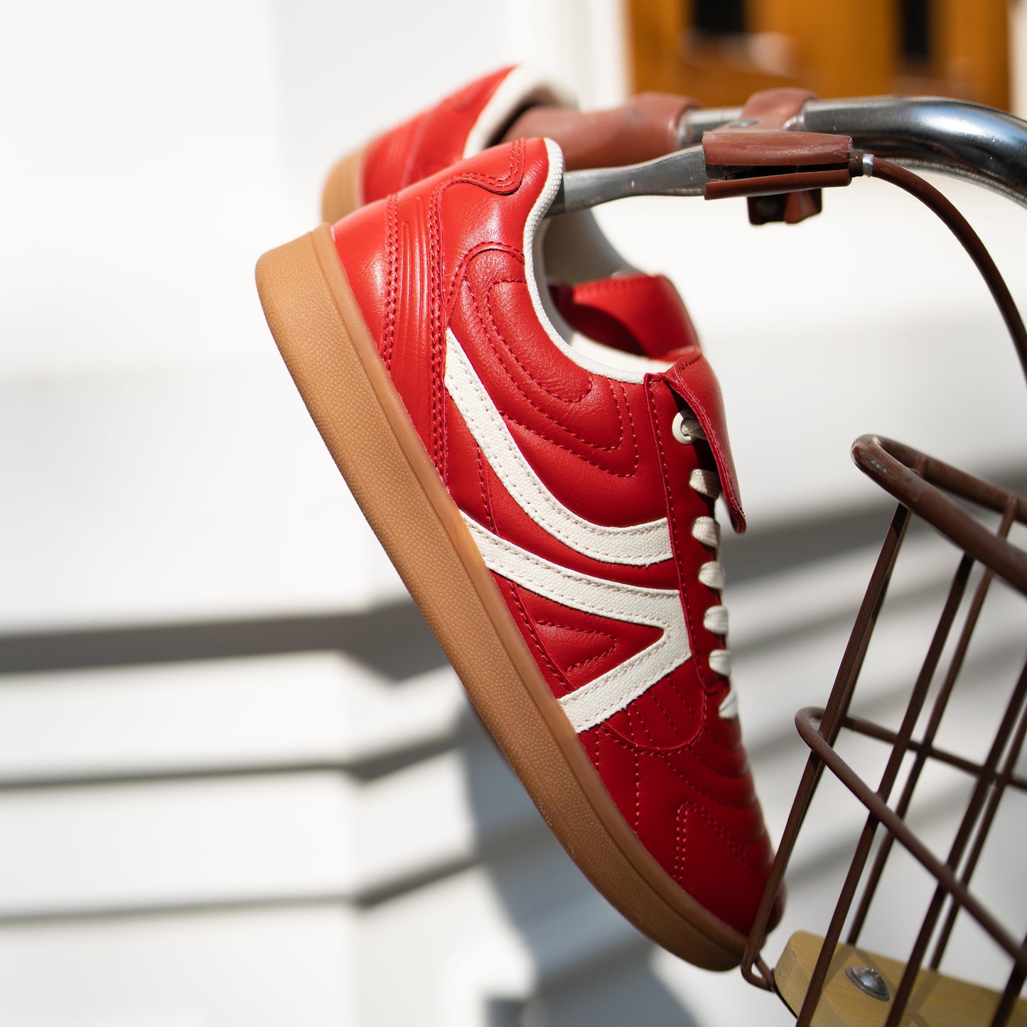 ROSELLA CARLIE WOMEN'S WALKING SNEAKERS BRIGHT RED