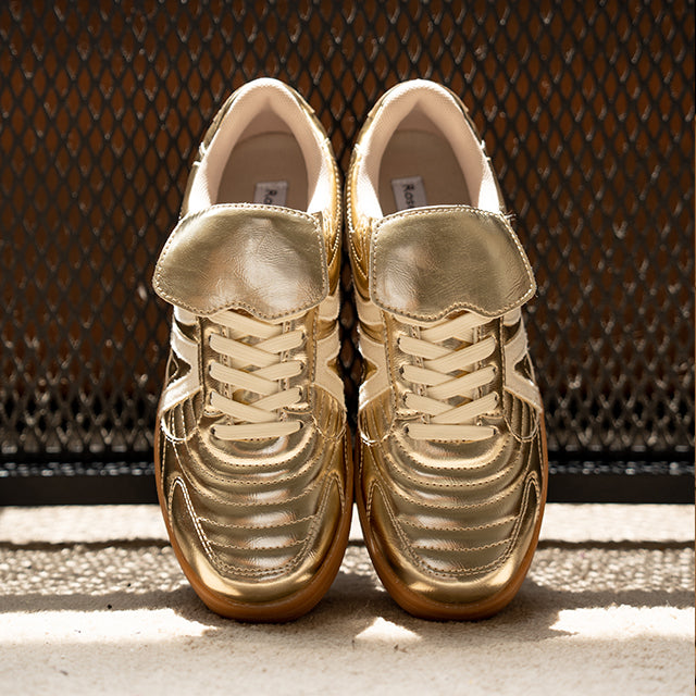 ROSELLA CARLIE WOMEN'S WALKING SNEAKERS GOLD