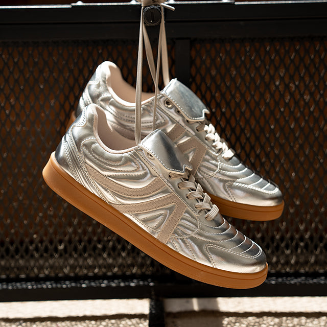 ROSELLA CARLIE WOMEN'S WALKING SNEAKERS SILVER