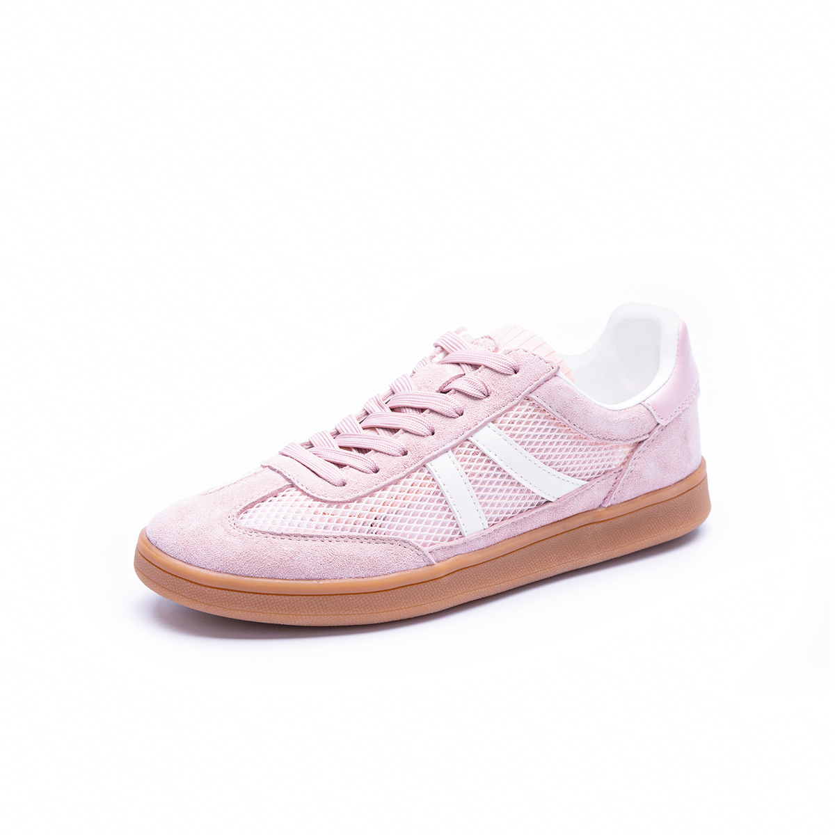 WOMEN'S MESH WALKING SNEAKERS PINK – RosellaCarlie