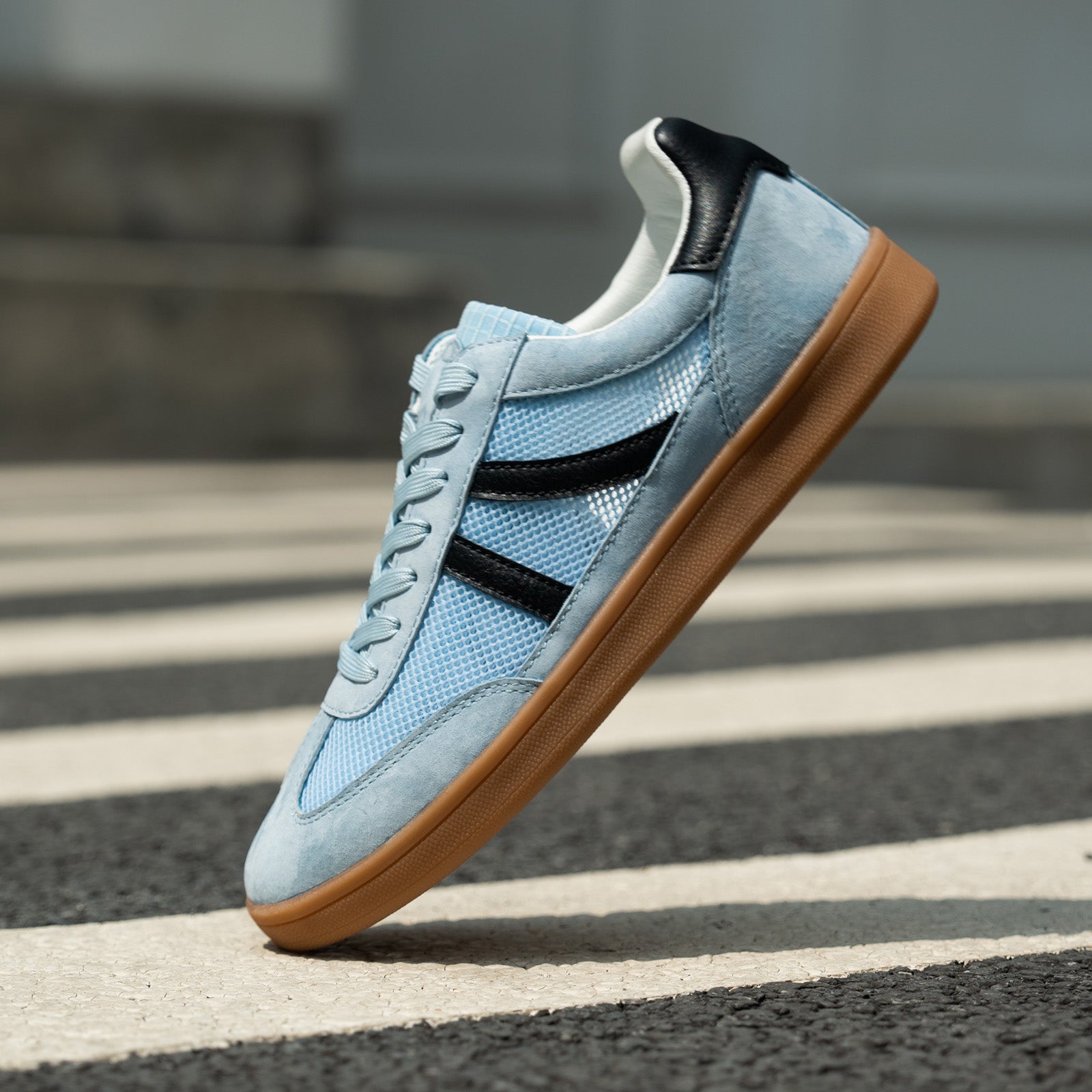 ROSELLA CARLIE WOMEN'S MESH WALKING SNEAKERS SKY BLUE