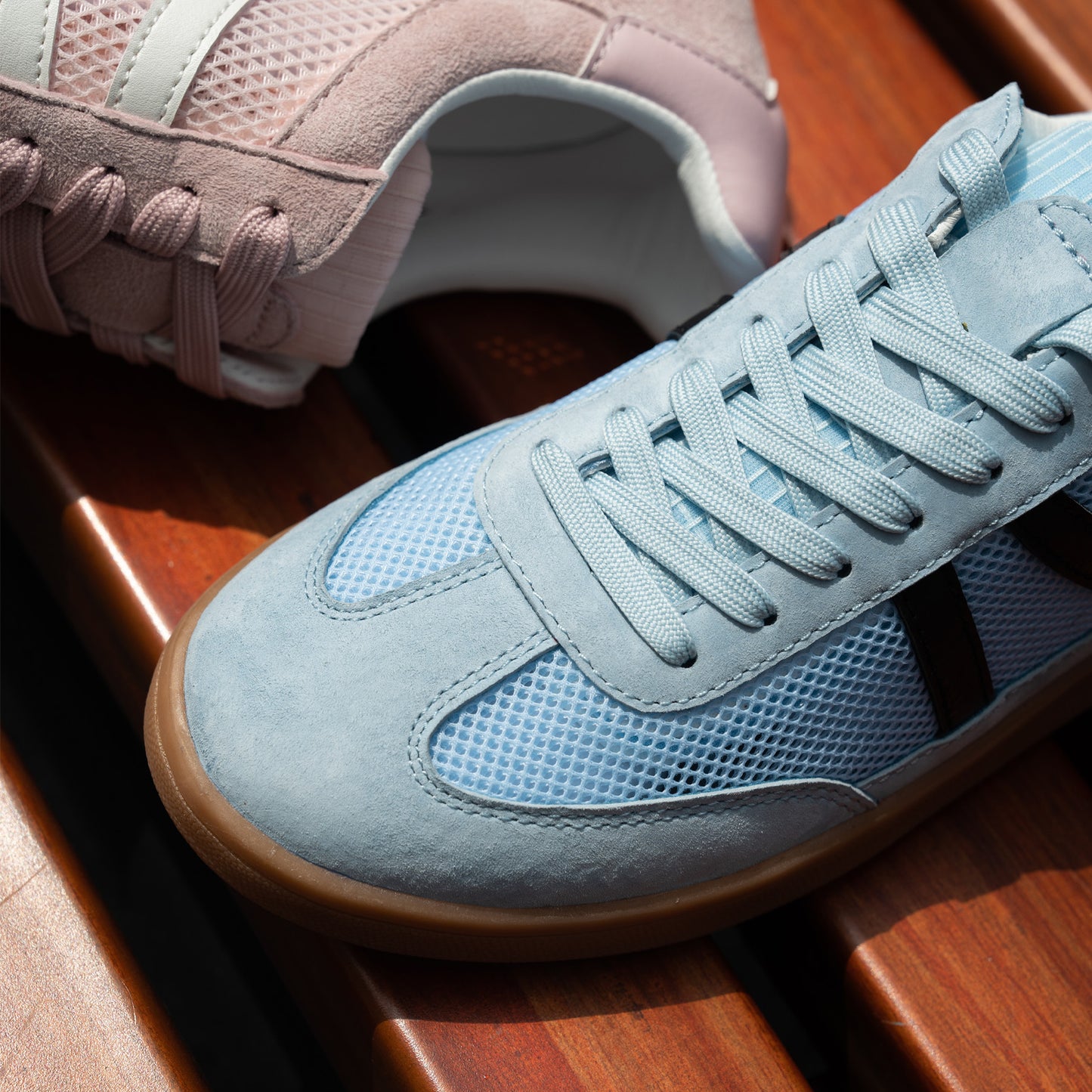 ROSELLA CARLIE WOMEN'S MESH WALKING SNEAKERS SKY BLUE