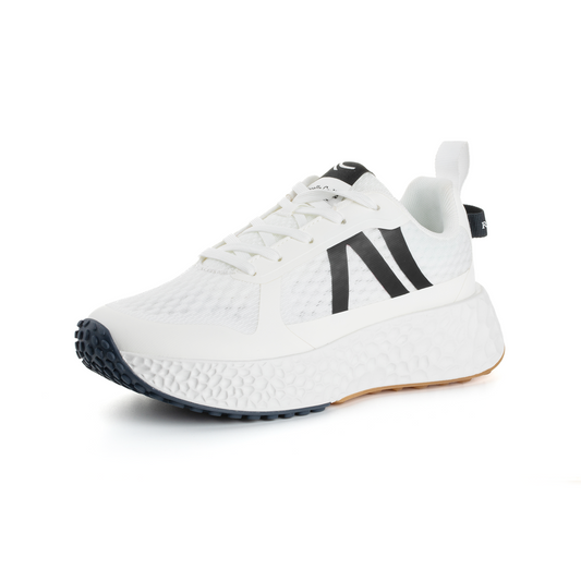 ROSELLA CARLIE WOMEN'S PLATFORM RUNNING SHOES WHITE/BLACK