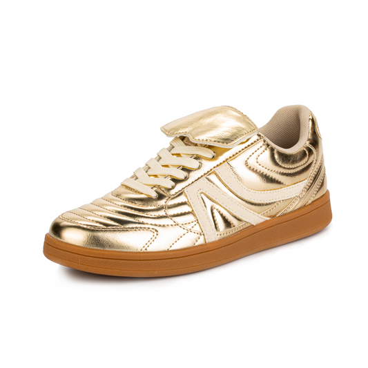 ROSELLA CARLIE WOMEN'S WALKING SNEAKERS GOLD
