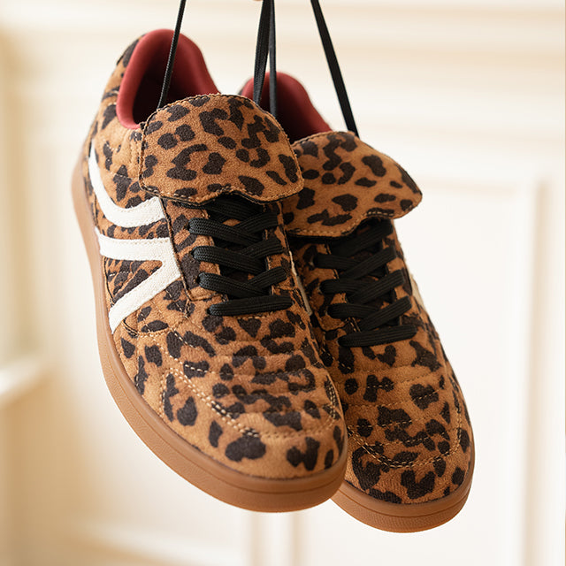 ROSELLA CARLIE WOMEN'S WALKING SNEAKERS LEOPARD