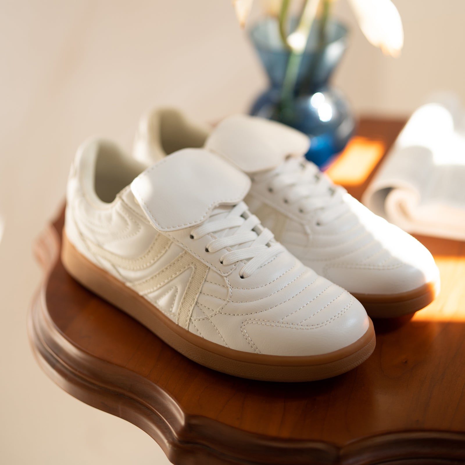 ROSELLA CARLIE WOMEN'S WALKING SNEAKERS WHITE